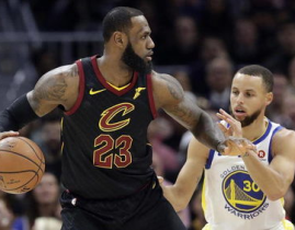 nba骑士vs勇士,巅峰对决，传奇对决